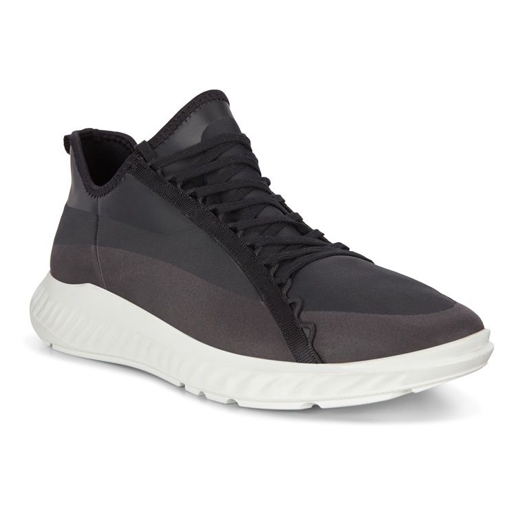 ECCO MEN&#39;S ST.1 LITE BLK ATHLETIC SHOE