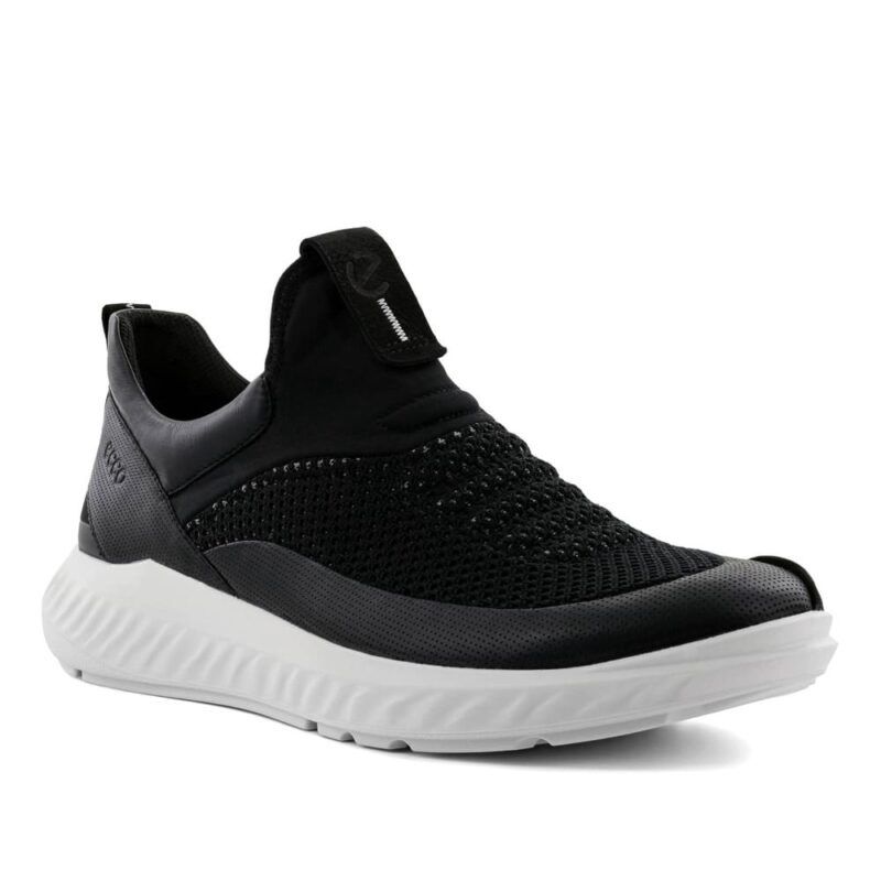ECCO MEN&#39;S ST.1 LITE MEN&#39;S SLIP-ON ATHLETIC SHOE BLACK