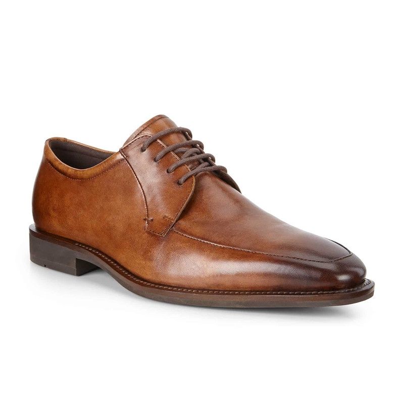 ECCO MEN&#39;S CALCAN AMBER DRESS SHOES