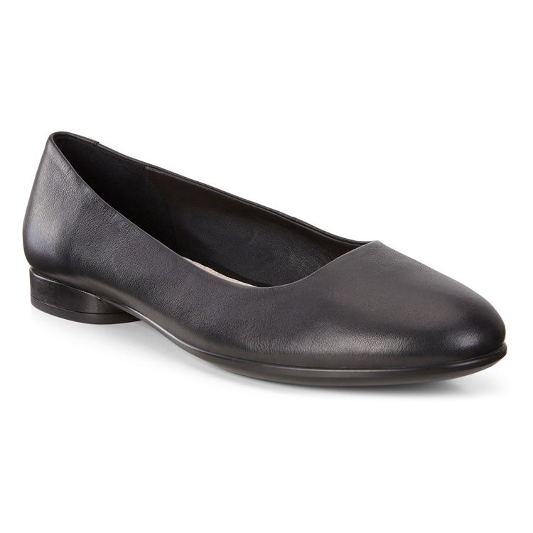 ECCO WOMEN&#39;S ANNIE BALLERINA DRESS SHOE BLACK