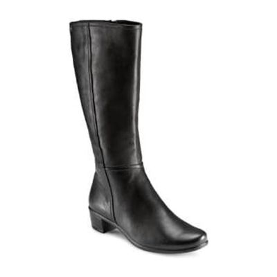 ECCO WOMEN'S WINTER BOOTS PEARL HIGH CUT ZIP BLK