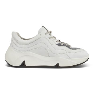 ECCO WOMEN'S CHUNKY ATHLETIC SHOE WHT