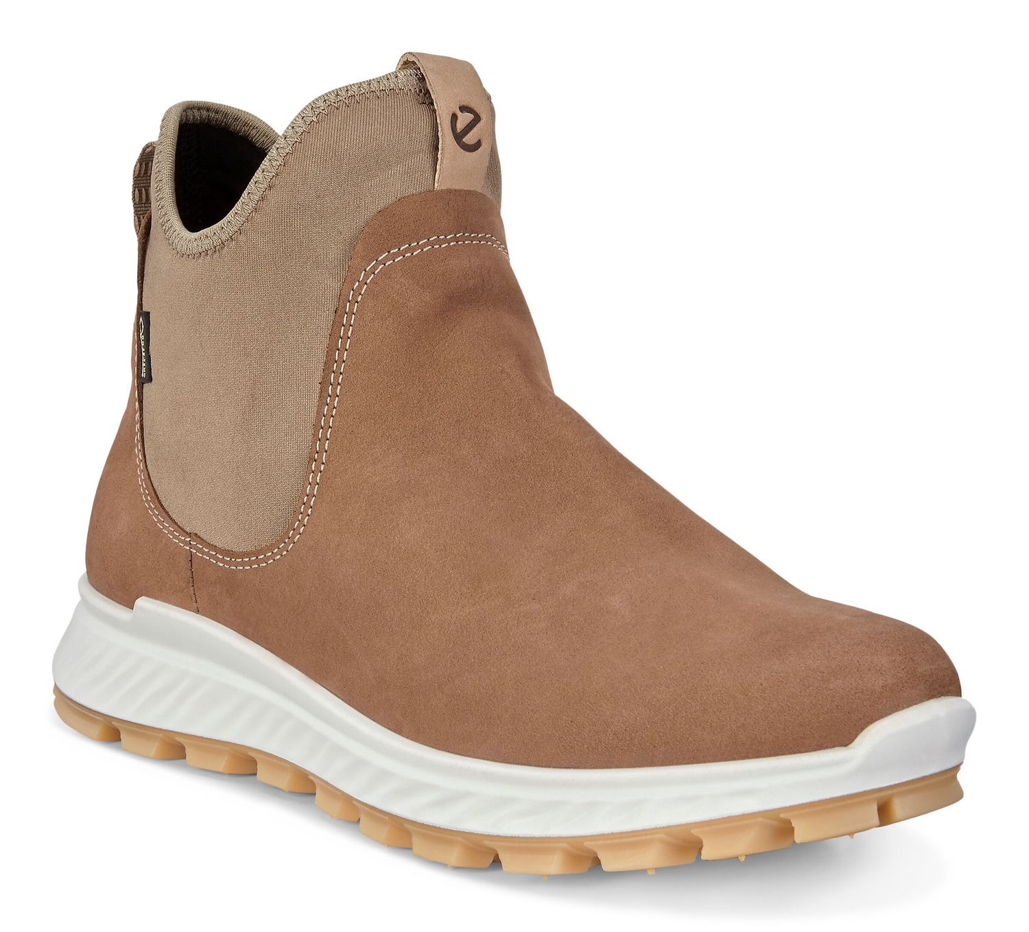 ECCO WOMEN&#39;S EXOSTRIKE GTX CHELSEA WINTER BOOT CAMEL