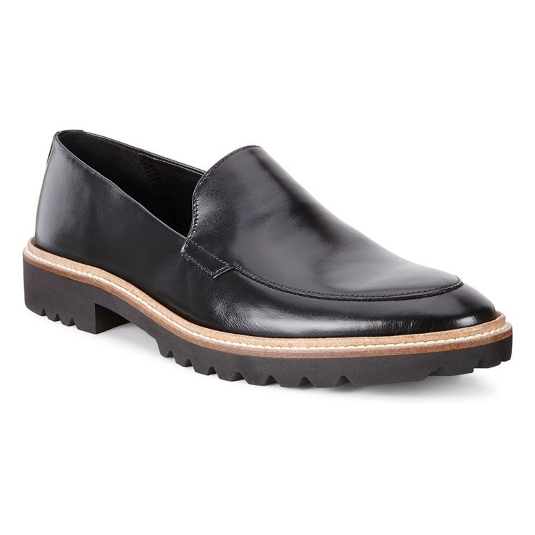 ECCO WOMEN&#39;S INCISE SLIP ON CASUAL SHOE BLK