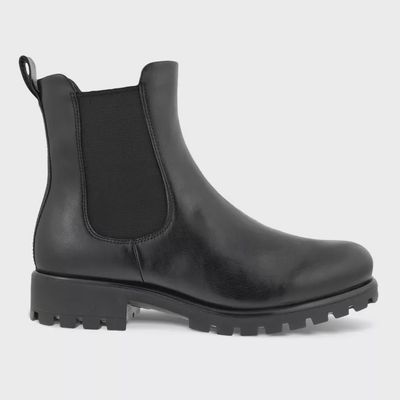ECCO WOMEN'S MODTRAY CHELSEA CASUAL BOOT BLK LEATHER
