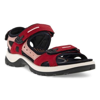 ECCO WOMEN&#39;S OFFROAD SANDALS RED
