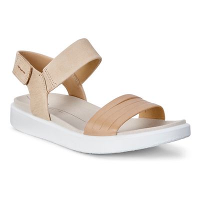 ECCO WOMEN'S SANDAL FLOWT W FLAT POWDER