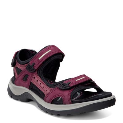 ECCO WOMEN'S SANDAL YUCATAN MORILLO WINE