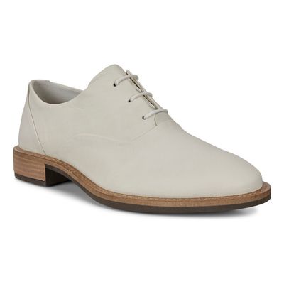 ECCO WOMEN&#39;S SARTORELLE 25 TAILORED SHADOW DRESS SHOE WHITE