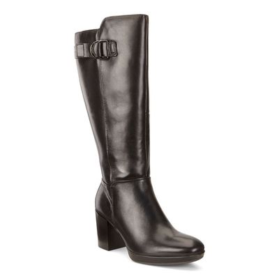 ECCO WOMEN&#39;S SHAPE 55 CHALET TALL CASUAL BOOT BLK