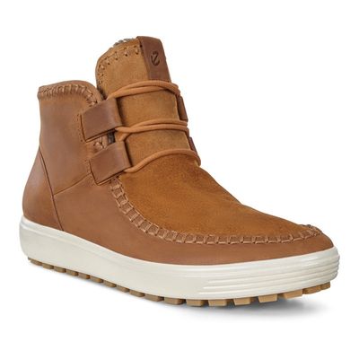 ECCO WOMEN'S SOFT 7 TRED CASUAL BOOT AMBER