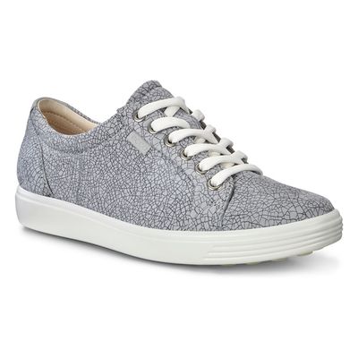ECCO WOMEN'S SOFT 7 CASUAL SHOE CONCRET
