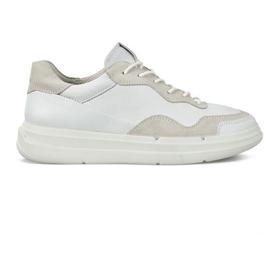 ECCO WOMEN'S SOFT XW ATHLETIC SHOE WHITE