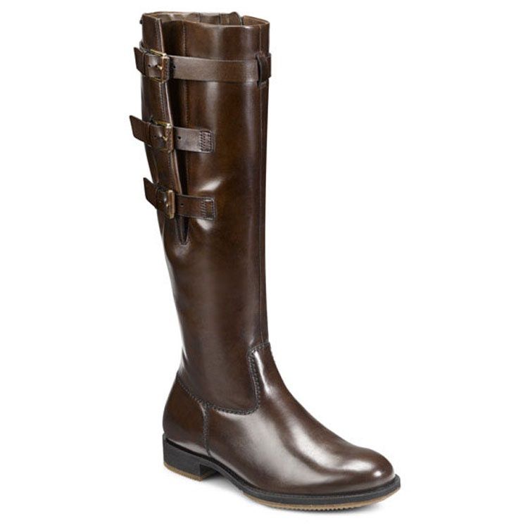 ECCO WOMEN&#39;S WINTER BOOTS SAUNTER BRN