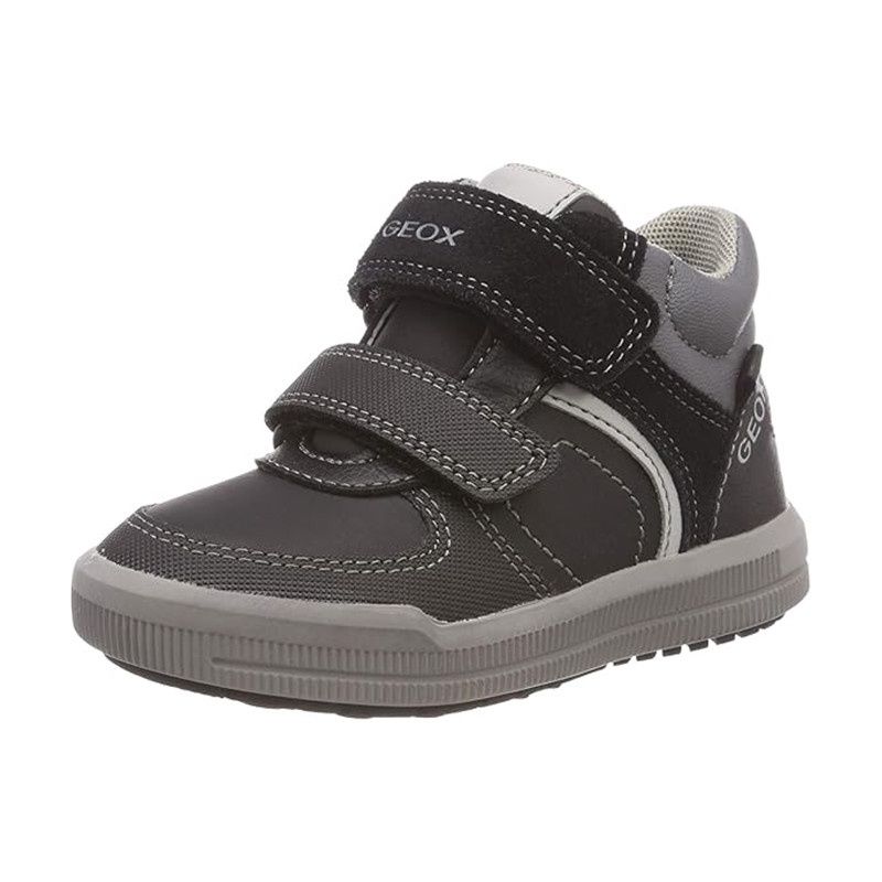 GEOX BOY&#39;S ARZACH ANKLE CASUAL BOOT NAVY/GREY