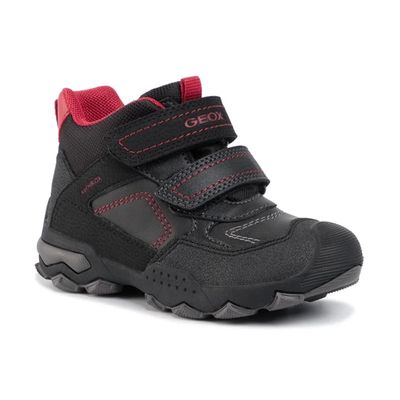 GEOX BOY'S BULLER CASUAL BOOTS BLACK