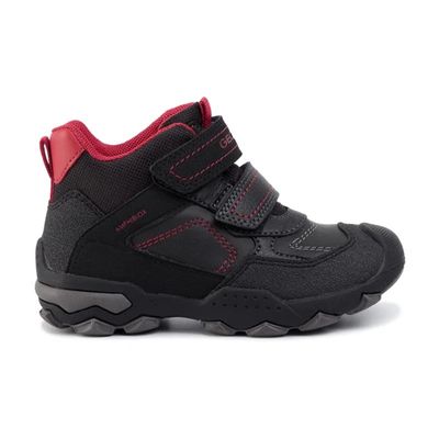 GEOX BOY'S BULLER CASUAL BOOTS BLACK