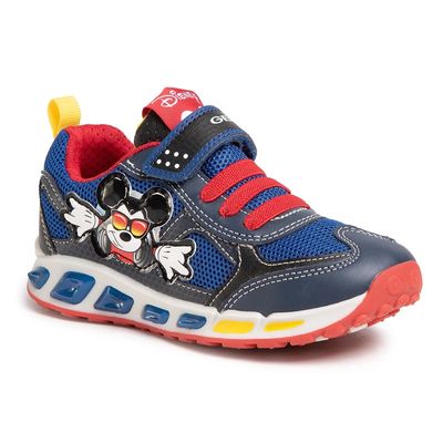 GEOX BOY&#39;S MICKEY MOUSE TOODLER SHUTTLE MULTI CASUAL SHOE