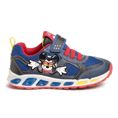 GEOX BOY'S MICKEY MOUSE TOODLER SHUTTLE MULTI CASUAL SHOE