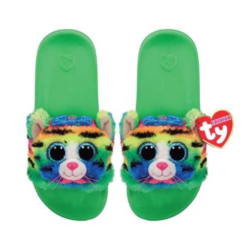 TY KID&#39;S TIGERLY CAT SLIDES, Size: S