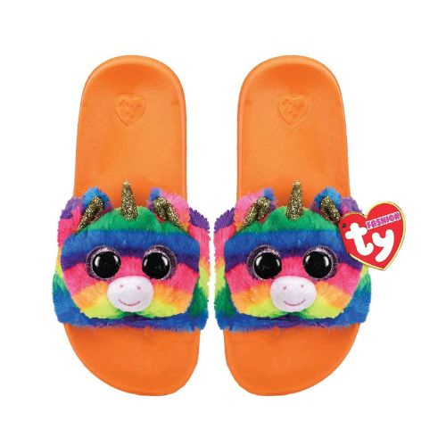 TY KID&#39;S GEMMA UNICORN SLIDES, Size: M