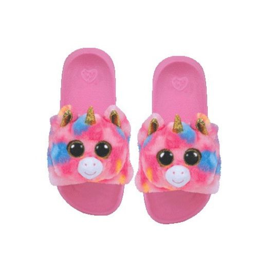 TY KID&#39;S FANTASIA UNICORN SLIDES, Size: M