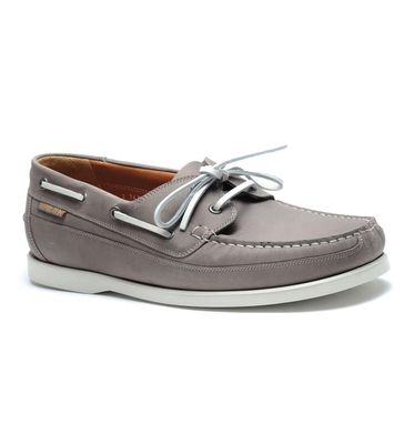 MEPHISTO MEN&#39;S CASUAL SHOE BOATING PEWTER