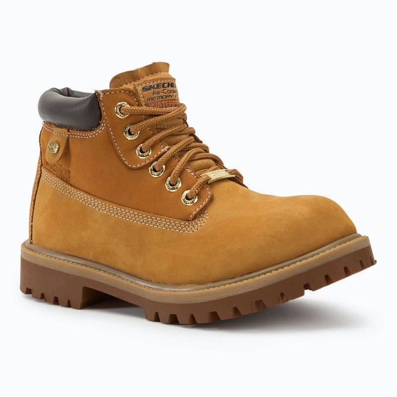 SKECHERS MEN&#39;S SERGRANTS VERDICT WHEAT WINTER BOOT