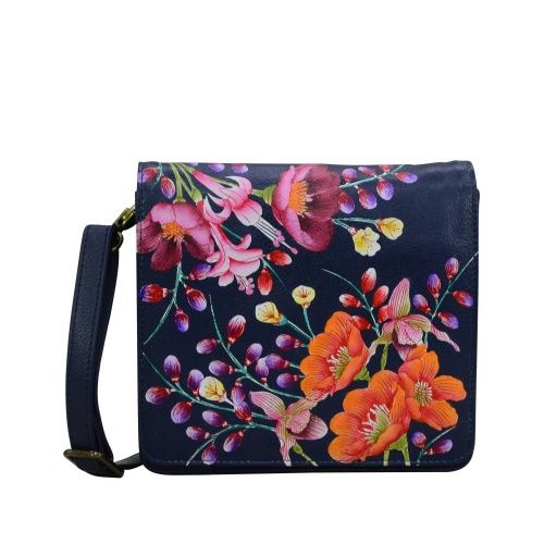 ANUSCHKA SMALL MESSENGER MLM BAG, Size: ONE SIZE(US)