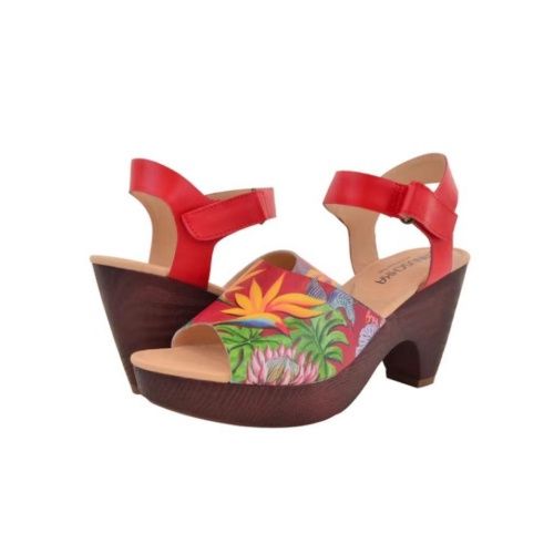 ANUSCHKA WOMEN&#39;S SANDAL  KERRI RED, Size: 7(US)