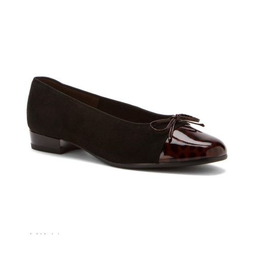 ARA WOMEN&#39;S BARI BLACK SUEDE DRESS SHOES, Size: 6(US)