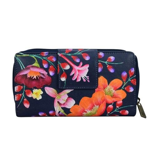 ANUSCHKA ZIP AROUND CLUTCH WALLET, Size: ONE SIZE(US)