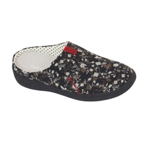 BIOTIME WOMEN&#39;S SLIPPER POPPY BLACK, Size: 6(US)