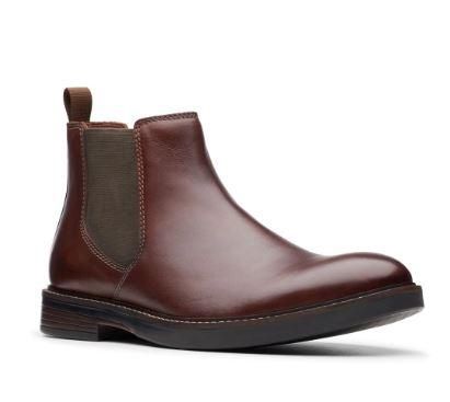CLARKS MEN&#39;S DRESS BOOTS PAULSON UP, Size: 8.5(US)