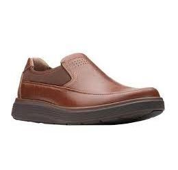 CLARKS MEN&#39;S DRESS SHOE UN ABODE GO BRN, Size: 7.5(US)