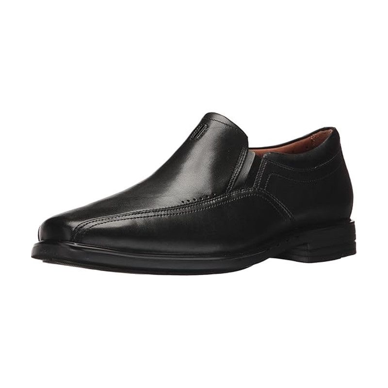CLARKS MEN&#39;S DRESS SHOE UNSHERIDAN GO BLK, Size: 9(US)
