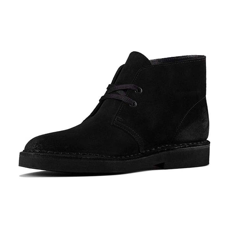 CLARKS WOMEN&#39;S CASUAL BOOT 2 SUEDE BLK, Size: 6.5(US)