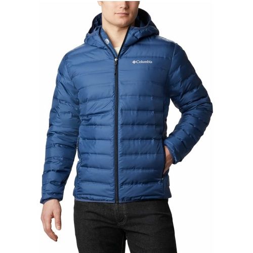 COLUMBIA MEN&#39;S LAKE 22 DOWN HOODED JACKET NOCTURNAL, Size: S(US)