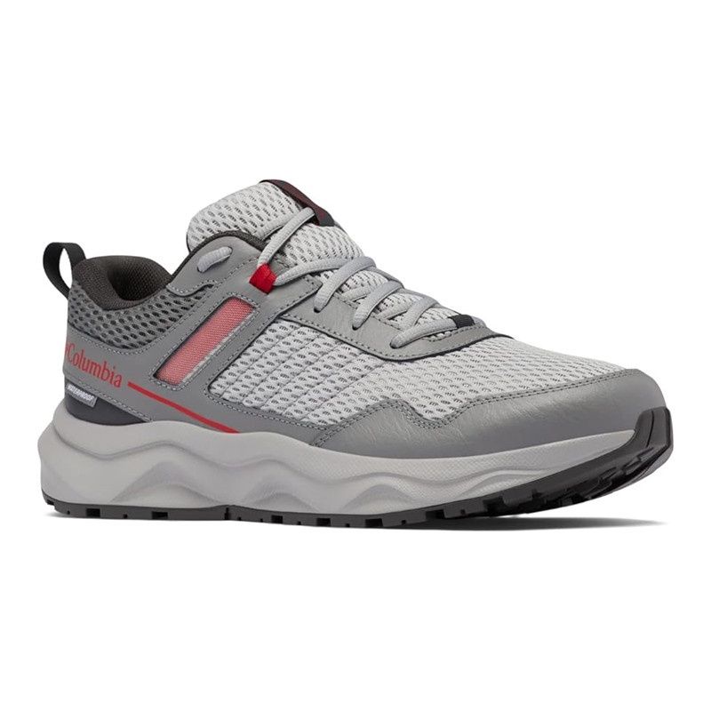 COLUMBIA MEN&#39;S PLATEAU WP ATHLETIC SHOE STEAM MOUNTAIN RED, Size: 7.5(US)