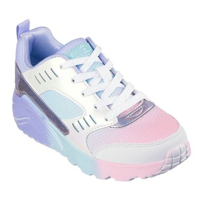 SKECHERS GIRL&#39;S UNO LITE - ELECTRIC OMBRE CASUAL SHOE