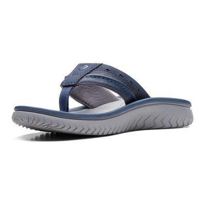 CLARKS MNE&#39;S WESLEY SUN NAVY SANDAL