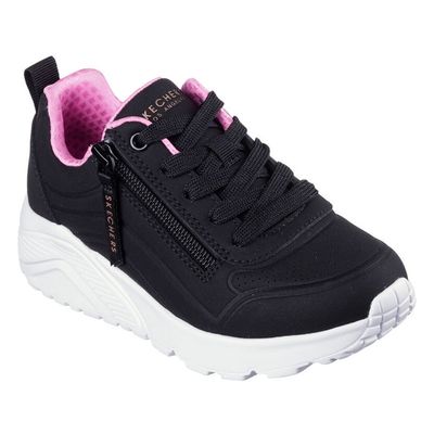 SKECHERS GIRLS&#39; SKECHERS UNO LITE -EASY ZIP CASUAL SHOE