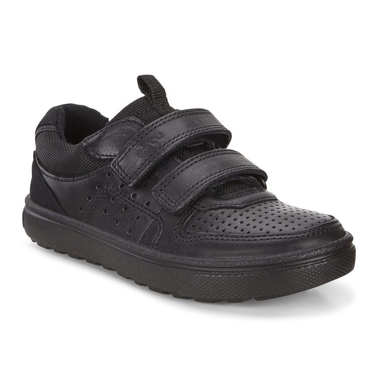 ECCO BOY&#39;S DRESS SHOE HIKER GLYDER BLK, Size: 35 Kid(EU)