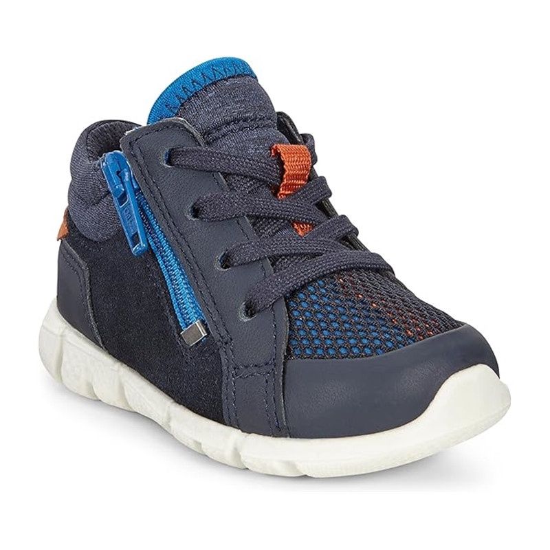 ECCO BOY&#39;S INTRINSIC MINI ATHLETIC SHOE NAVY, Size: 23 Baby(EU)
