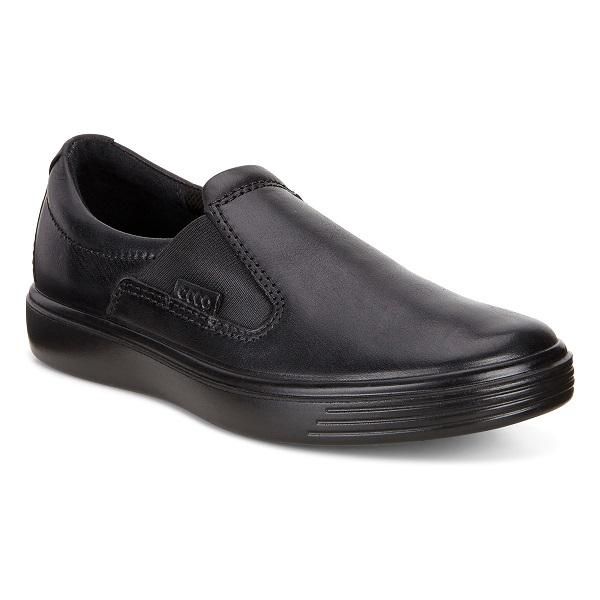 ECCO BOY&#39;S S7 TEEN DRESS SHOE BLK, Size: 36(EU)