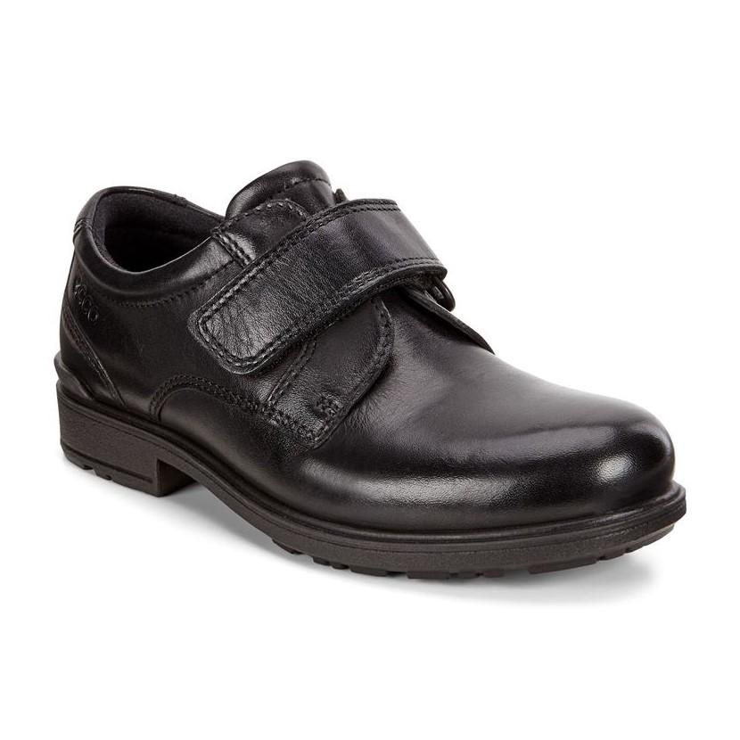 ECCO BOY&#39;S COHEN BLK DRESS SHOE, Size: 35 Kid(EU)