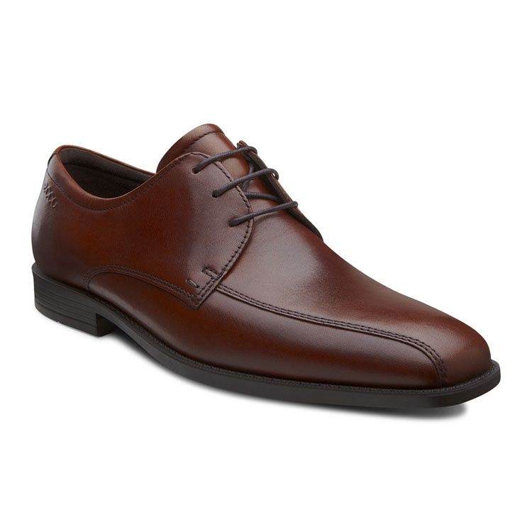 ECCO MEN&#39;S EDINBURGH LACE DRESS SHOE BRN, Size: 43(EU)