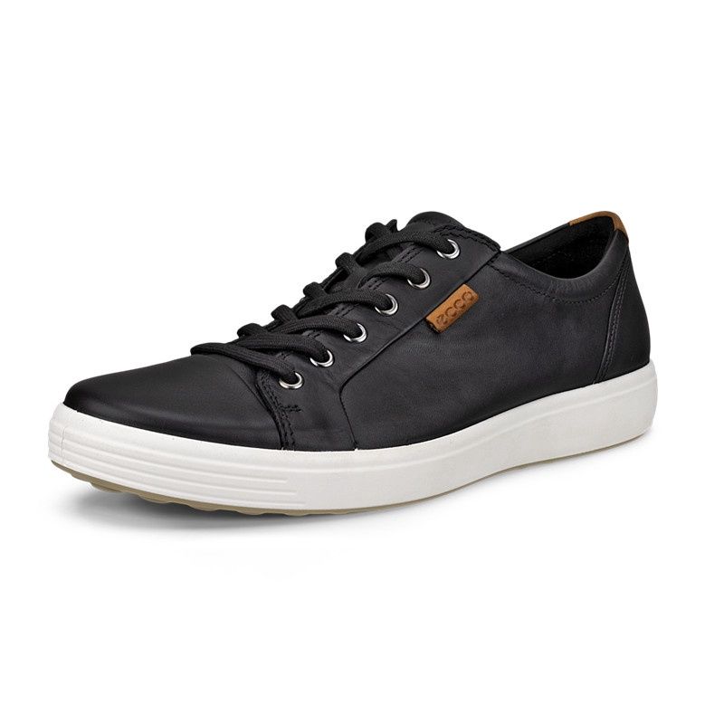 ECCO MEN&#39;S M SOFT 7 CASUAL SHOE BLK, Size: 39(EU)