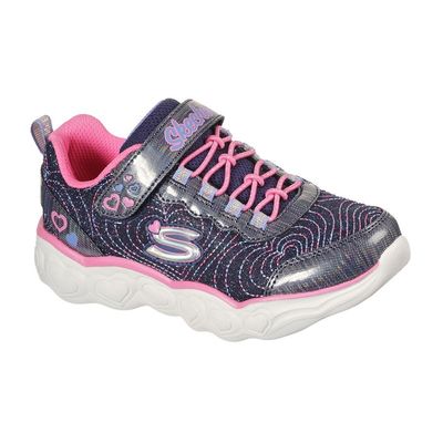 SKECHERS GIRL&#39;S FOREVER HEARTS NAVI/MULTI ATHLETIC SHOE