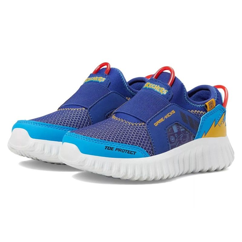 SKECHERS BOY&#39;S GAME KICKS: DEPTH CHARGE 2.0 CASUAL SHOES, Size: 1 Kid(US)